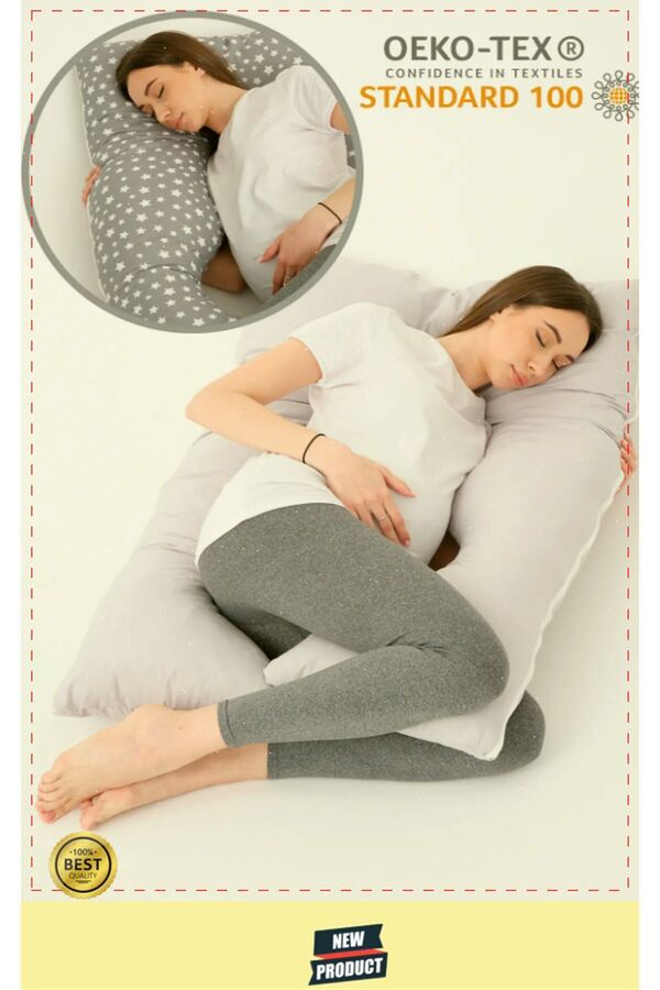 OMZ Hamile Yastığı Büyük Şekilli Vücut Yastığı