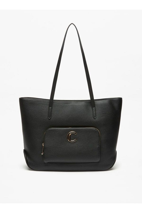 Grey tote bag with zip clearance