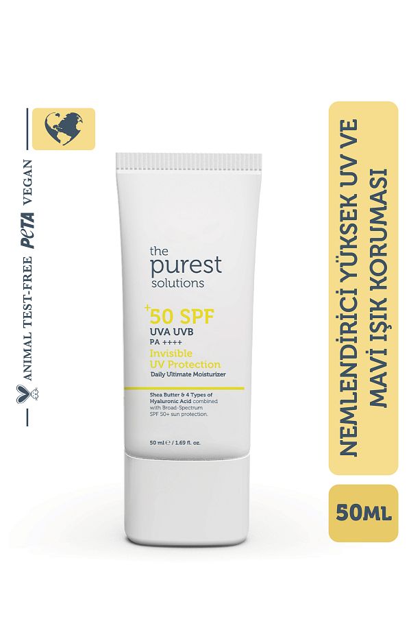 The Purest Solutions-50 ml Cream Sunscreen - High Protection and Moisturizing Effect, SPF 50 1