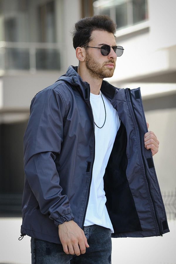 Oksit Hilti Ken Waterproof Slim Fit Hooded Jacket Trendyol