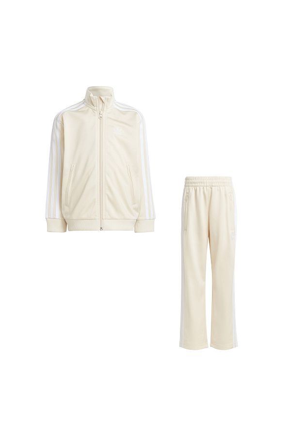 Adidas cream tracksuit on sale