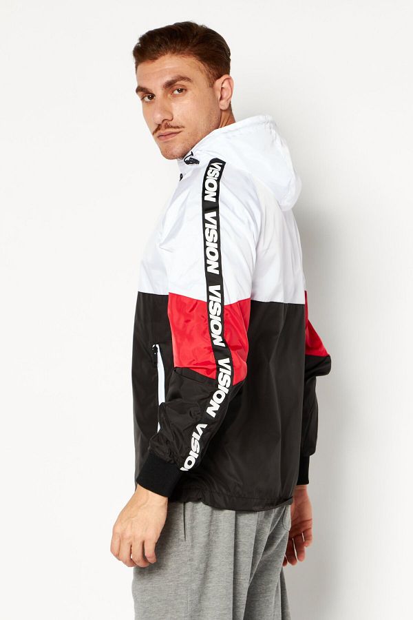 Men graphic print hooded jacket shop