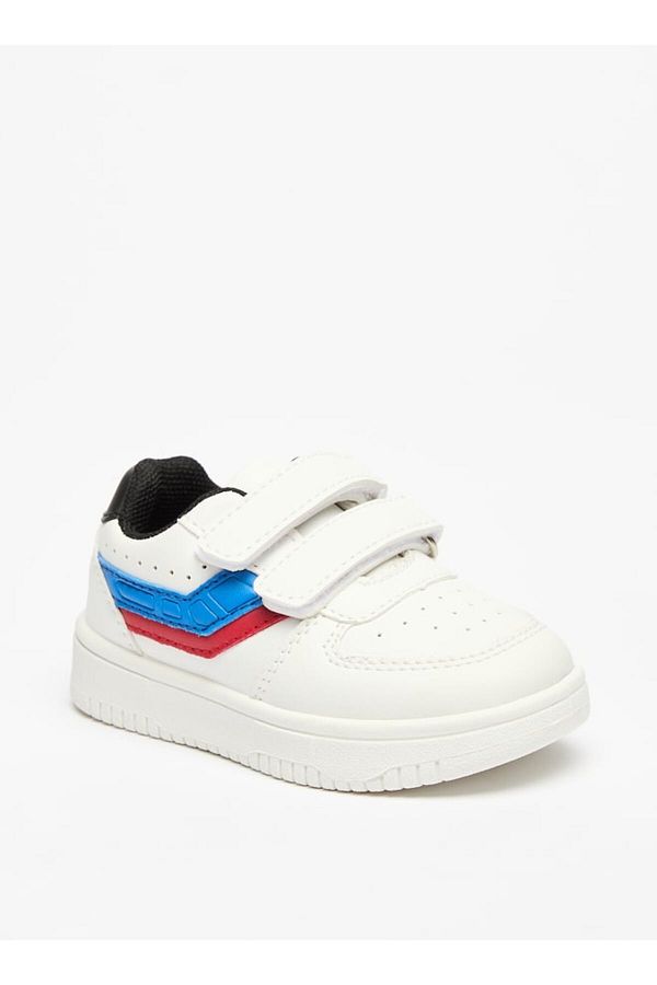 LBL by Shoexpress-Panelled Sneakers with Hook and Loop Closure 1