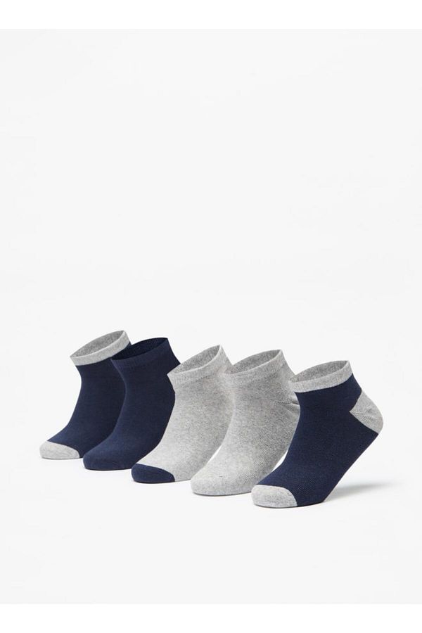 LBL by Shoexpress-Assorted Ankle Length Socks - Set of 5 1