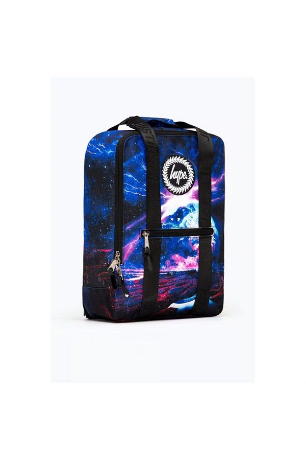 Hype Blue Purple Galaxy Space Boxy Backpack TWLG 828 1SZ Trendyol