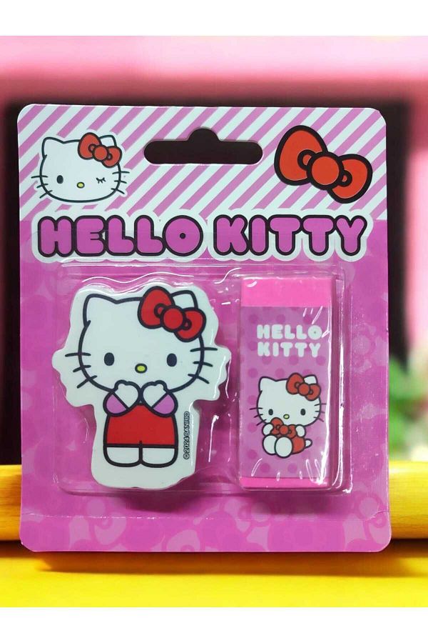 Hello Kitty-Set of 2 Eraser and Stationery 1