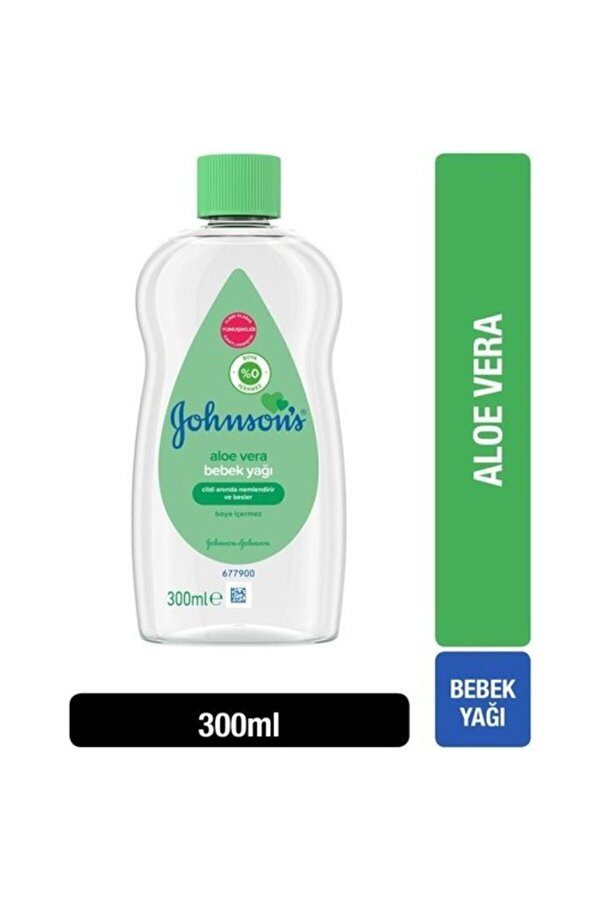 Johnson's Baby Bebe Yağı 300ml Aloe Vera