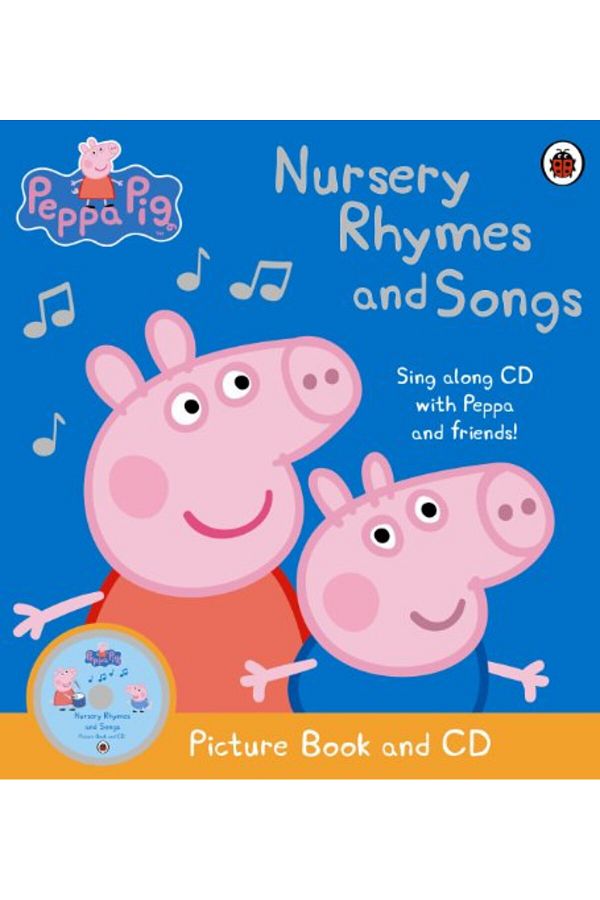 Penguin Random House-Peppa Pig Nursery Rhymes And Songs Picture Book And Cd 1