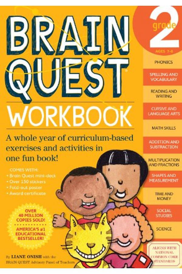 Hachette-Op Brain Quest Workbook Grade 2 Brain Quest 1