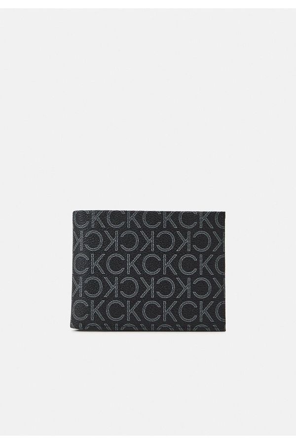 Calvin Klein-Black Men's Wallet - Large Size, Mono Bifold, 5cc Coin, K50k 511671 1