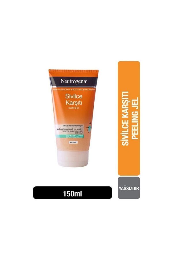 Neutrogena-مقشر نيتروجينا فيزيبلي كلير (كلير آند بروتكت) لتنعيم البشرة خالي من الزيوت 150 مل 1