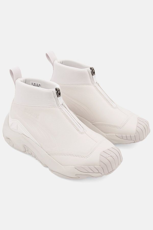 Puma x Koche Kids Boy Plexus Mid Zipper Closure Outdoor Shoes Light Grey Trendyol