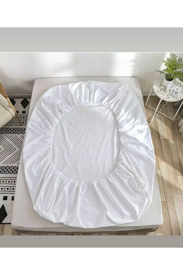 AYHOME-Limon Gorfied Double Bed Sheet - Elastic and Dowry Items 1
