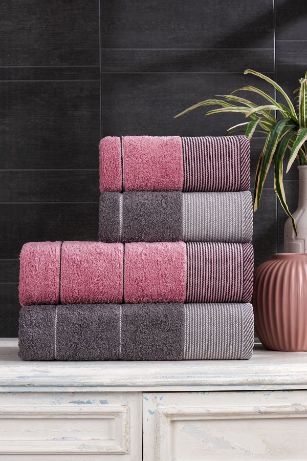 Casnack-Set prosoape de baie Afilli din 4 piese - Confortabil și elegant 1