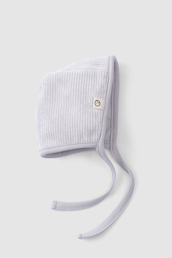 Little Gusto Fitilli Kadife Bebek İngiliz Şapka Gri