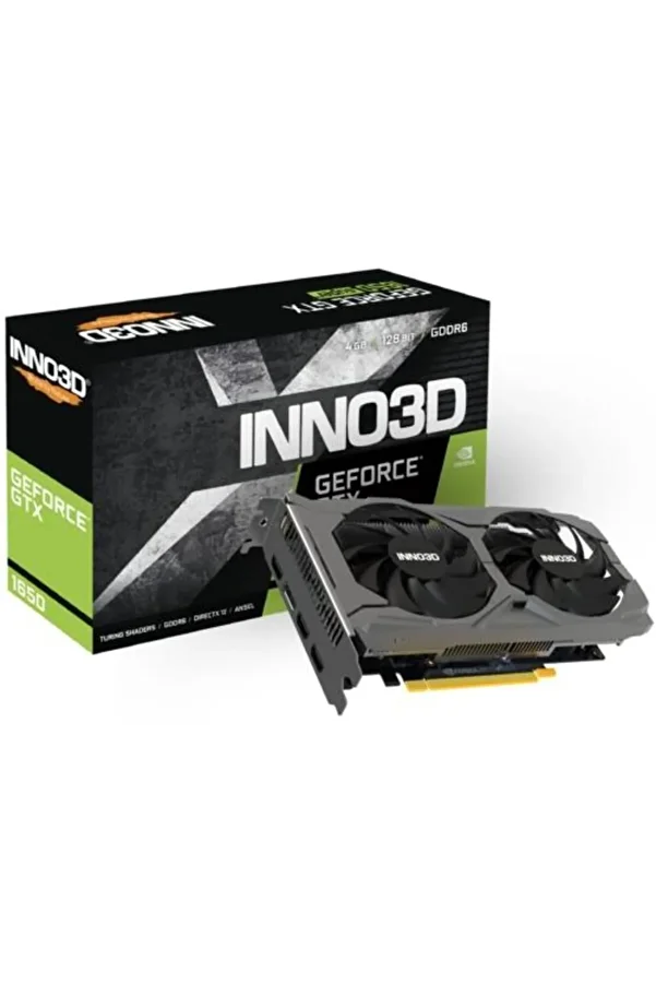 INNO3D-4gb 128bit Gtx1650 Gdrr6 Twin X2 Dual Graphics Card - 3xdp 1xhdmi 1