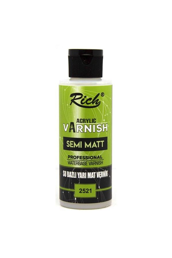 RİC-Rich Varnish Semi Matte Water Based High Gloss 120 CC - 120-2521 1