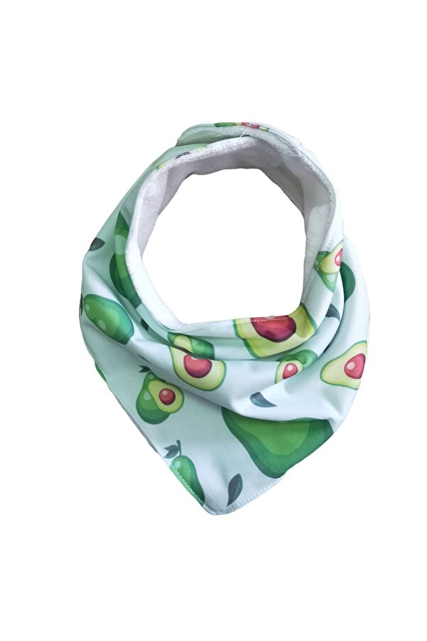 Lulunun Renkleri Sıvı Geçirmez Çift Yönlü Bebek Salya Fuları ve Mama Önlüğü