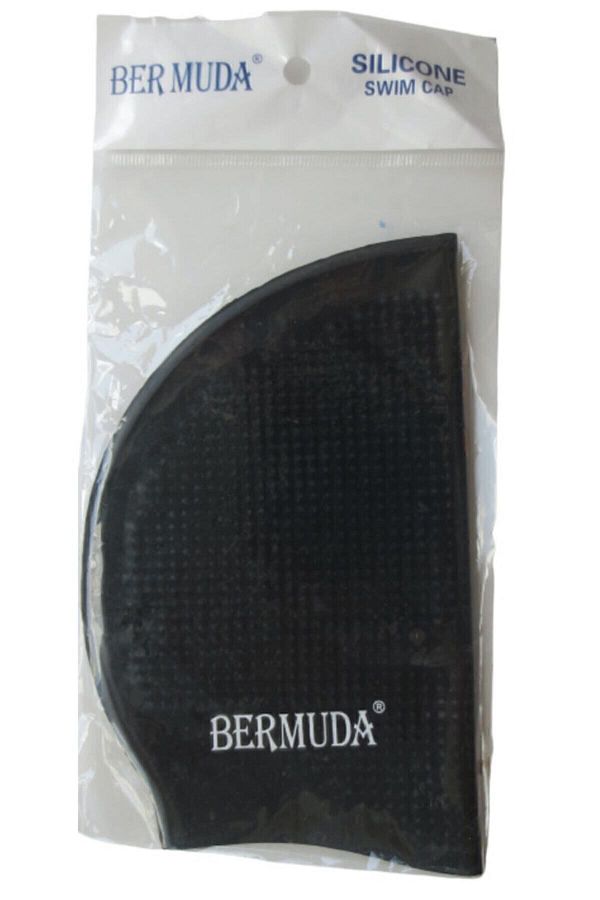 BERMUDA-قبعة سباحة من السيليكون للسباحة، قبعة سباحة مرنة لحمام السباحة في البحر 1