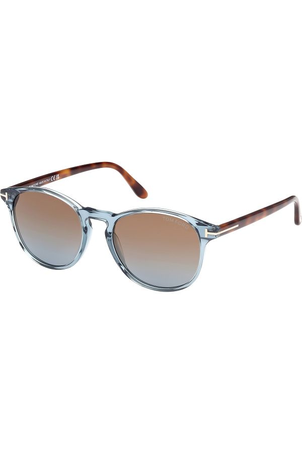 Tom Ford-Lewis Ft1097-90F 53 Unisex Brown Sunglasses 1