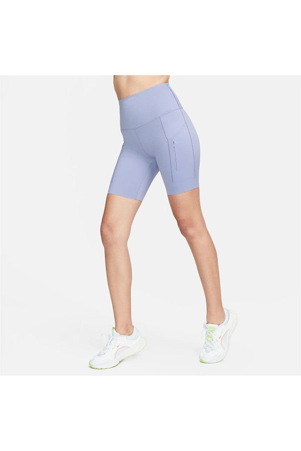 Nike Go 20 cm Women s Cycling Shorts High Support and Pockets Trendyol