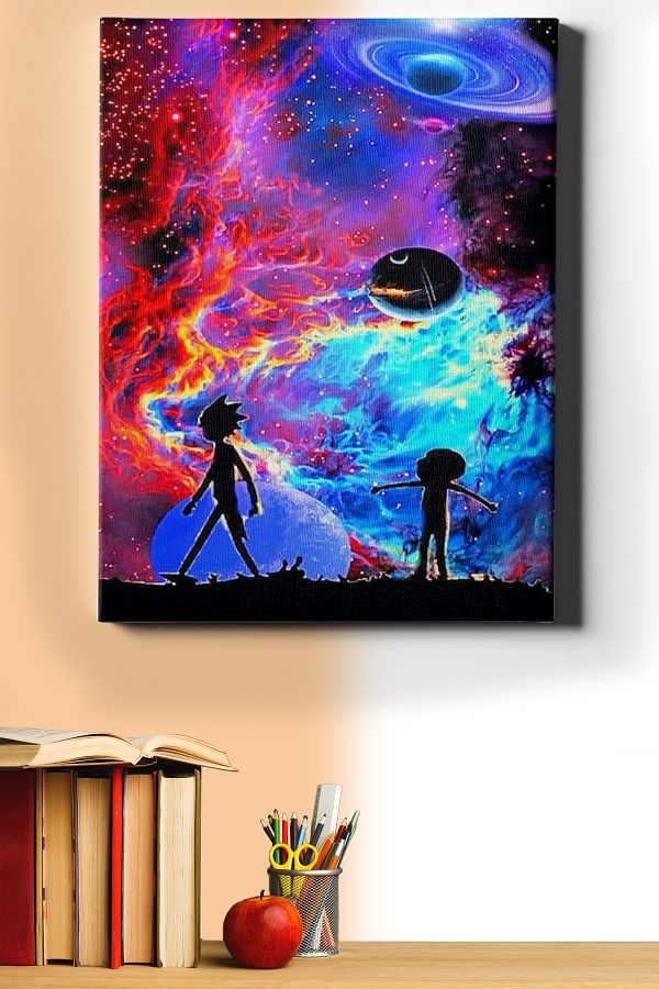 WebStyle-Painting by Numbers Set with Pulley Rick and Morty Galaxy 60 X 75 Cm 1