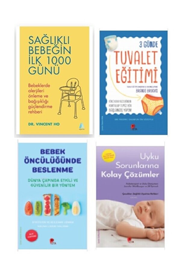 Aganta Yayınları Set-sağlıklı Bebeğin Ilk 1000 Günü - 3 Günde Tuvalet Eğitimi - Uyku Problem - Bebek Öncülüğünde