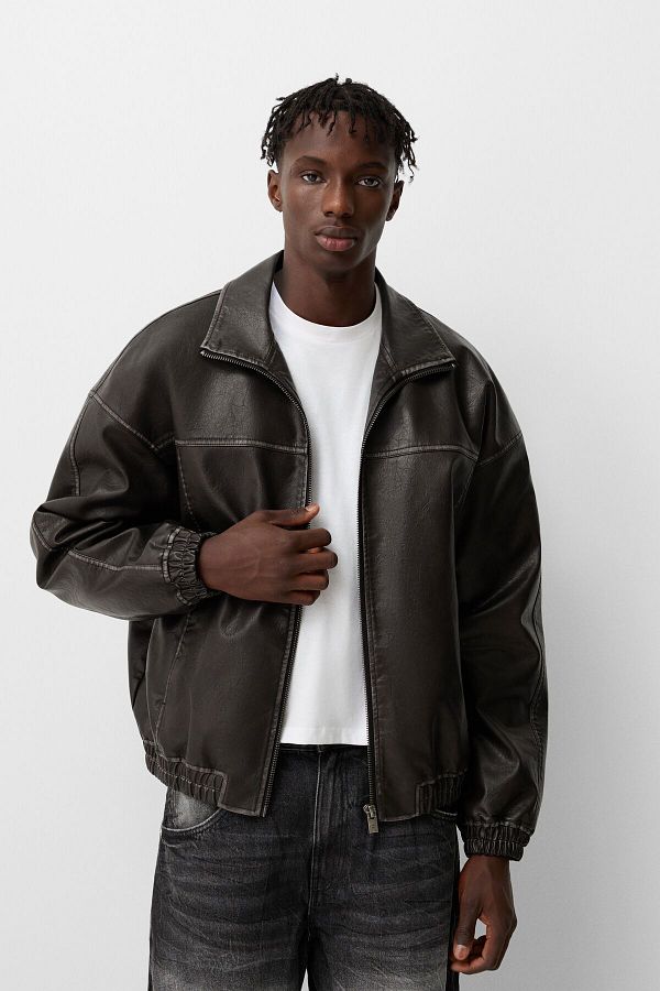 Bershka(ベルシュカ) レザージャケット(メンズ) - 海外通販のBUYMA
