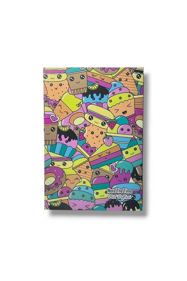 Pembe Pasaj-Unlined Notebook Abur Cubur Themed Notebook Notebook 14cm X 21cm Notebook 1