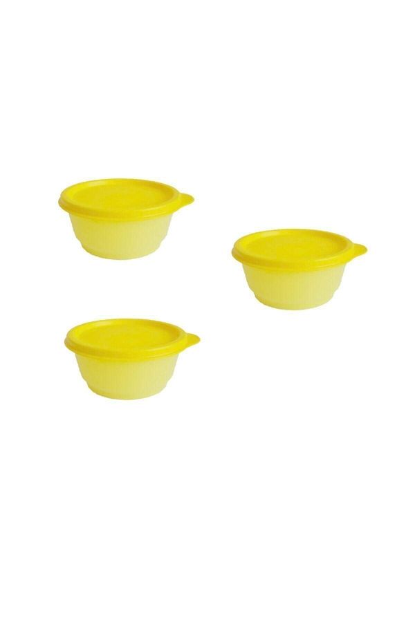 Tupperware-عبوات صغيرة 3 قطع * 150 مل لون أصفر 1