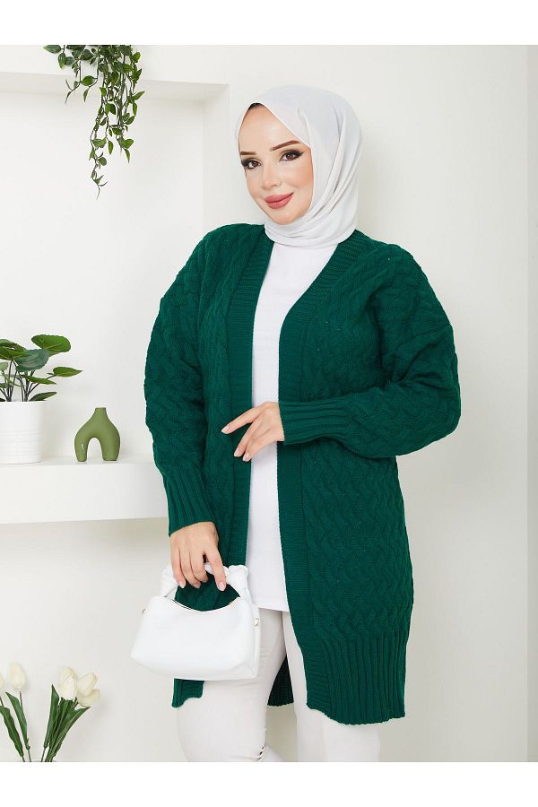 Novalux Knitwear Tunic Cardigan Stylish and Comfortable Trendyol