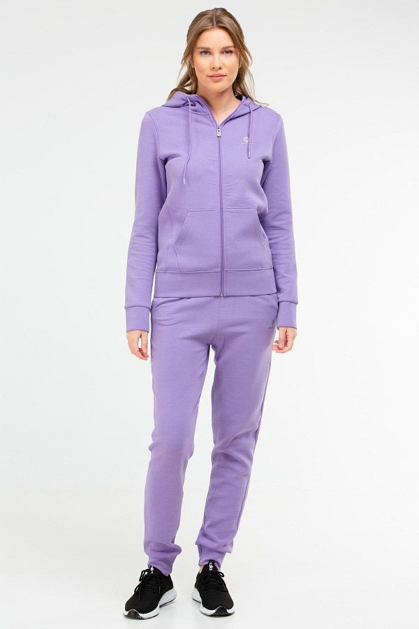 Speedlife Purple Regular Cotton Hooded Women s Tracksuit Set Sa2466 Trendyol