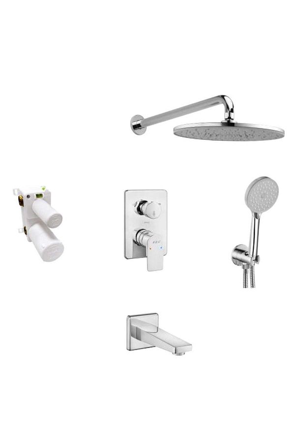 Eca-DALIA Built-in Shower System - 3 Way Full Set 1