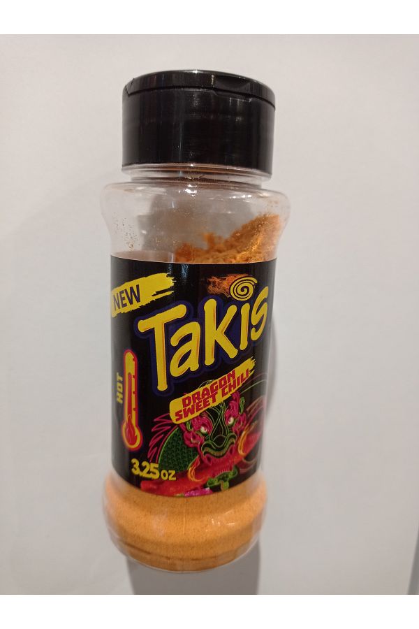 Takis-مسحوق شيبس تاكيس دراجون سويت تشيلي الجديد 3.25 أونصة 1
