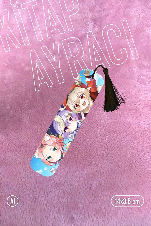 Tenda-Genshin Impact Anime Bookmark 1