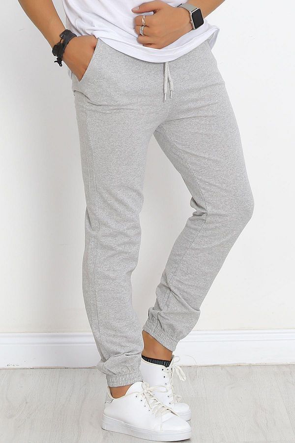 SKIRTIST Men s Modern Stylish Fashion Gray Elastic Leg Men s Sweatpants Trendyol