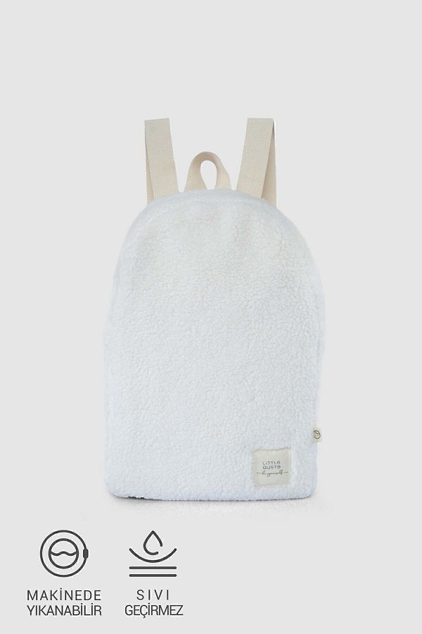 Little Gusto-Wellsoft Children's Backpack Ecru 1