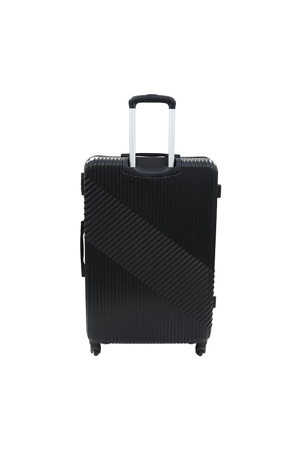 Giordano Logo Large Suitcase Black ABS Hard Shell Lightweight Durable Secure Number Lock. Trendyol