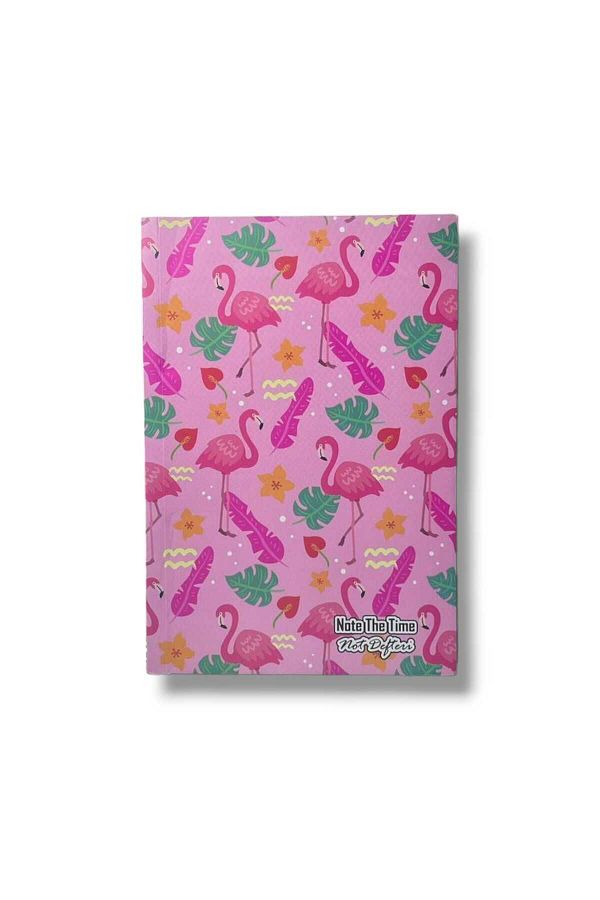 Pembe Pasaj-Unlined Notebook Flamingo Themed Affordable Notebook Notebook 14cm X 2notebook1cm 1