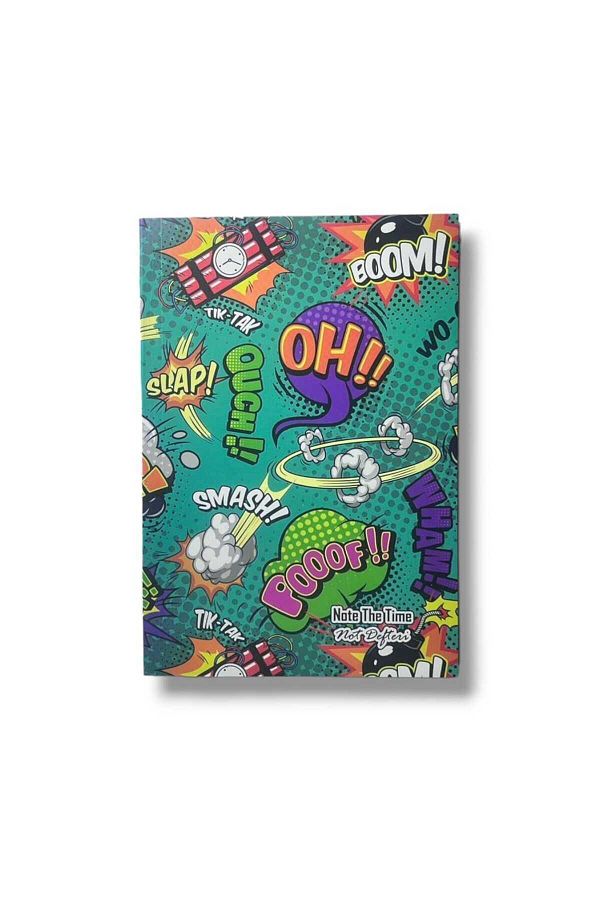 Pembe Pasaj-Unlined Notebook Boom Themed Notebook Notebook 14cm X 21cm Notebook 1