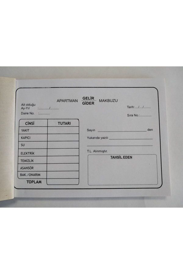 DEFTERSAN-Apartment Receipt 12 PcsNot Photocopy!!! 1