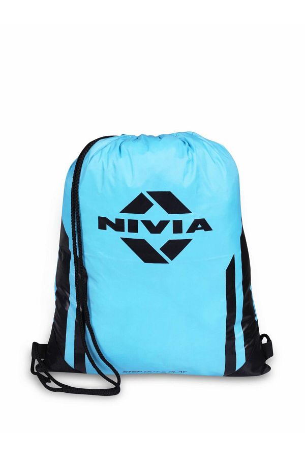 Nivia String Gym Drawstring Bag Running Polyester Sky Blue Standard Yoga Trendyol