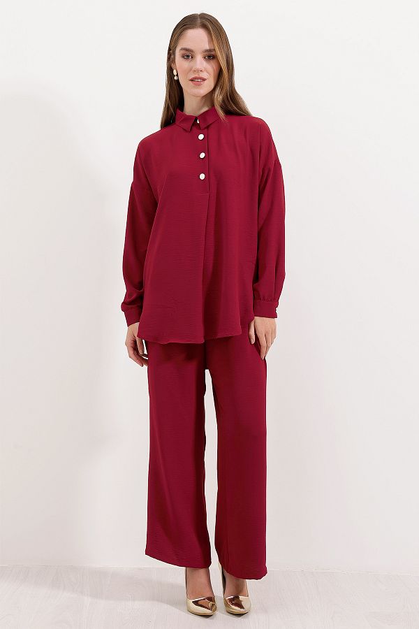 Bigdart-6631 Oversize Lower-Upper Set - Claret Red 1