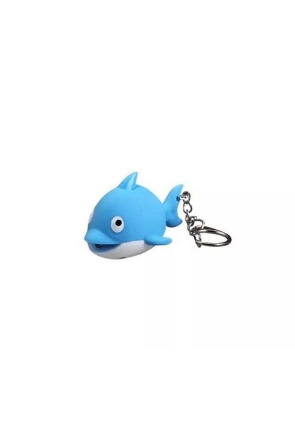 Tomurcuk-Dolphin Fish Keychain with Sound and Light 1