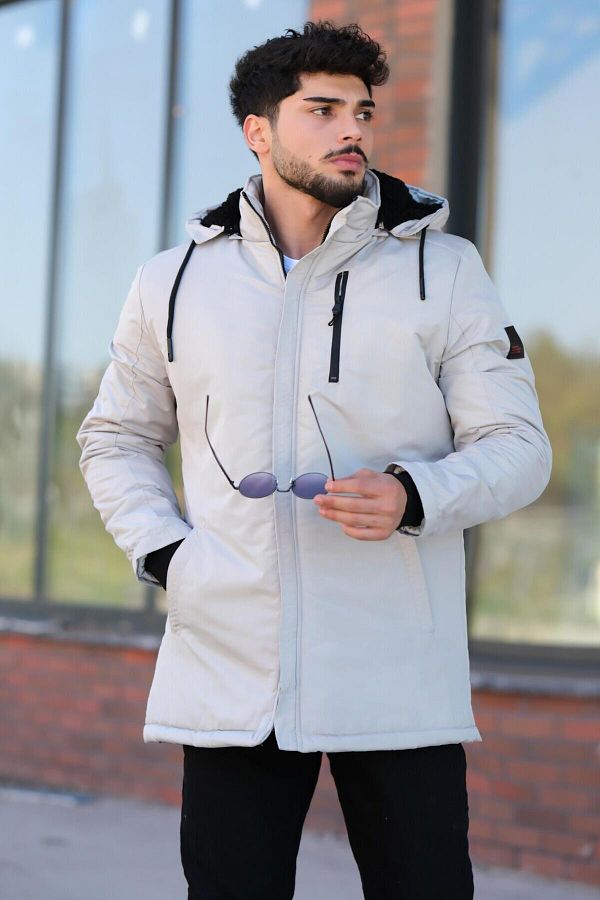 Stilkombin Waterproof Fur Lined Coat Parka 50209 Trendyol