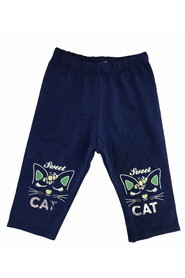 winimo Tayt Sweet Cat Baskılı Lacivert