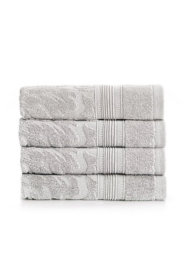 Soley-Opus 4-Piece Premium Guest and Kitchen Towel Set - 100% Cotton 1