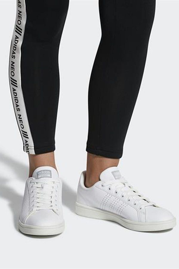 adidas Cf Advantage Cl W White Silver Women s Sneaker Shoes 100350757 Trendyol