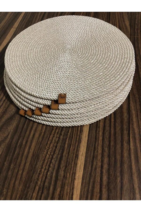 Naspar-8 Pieces Light Mink Tableware Set / Placemat 1