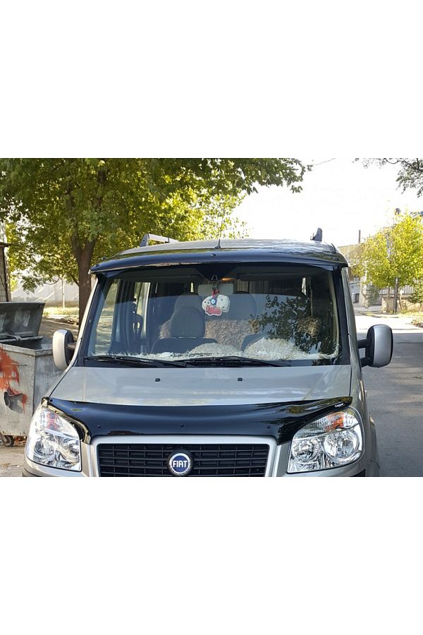 Cappafe-Fiat Doblo 2006 2007 2008 2009 2010 Front Window Sunshade Black 1